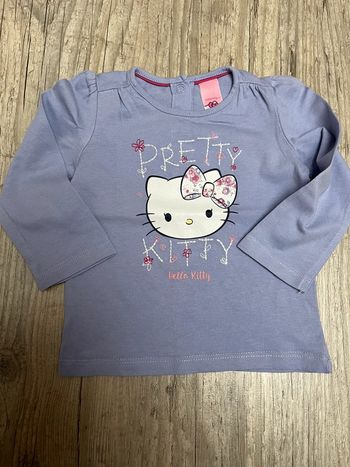 Teeshirt manches longues hello kitty taille 12 mois