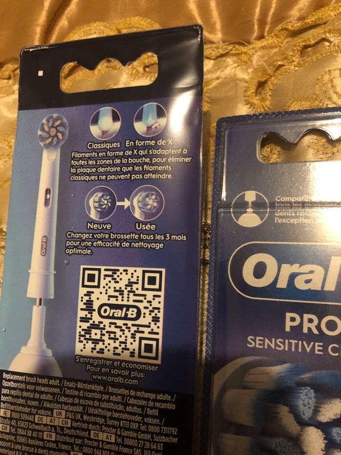 Lot brossettes oral b sensitive - photo numéro 3