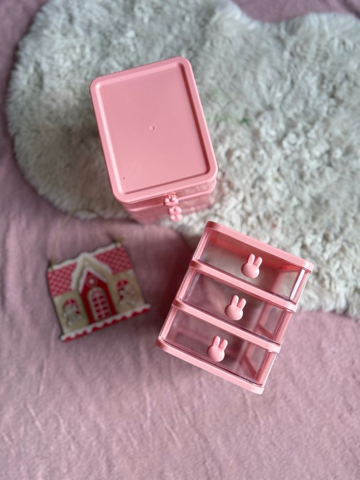 🫶🏼 Deux magnifiques boîtes à tiroirs petit lapin