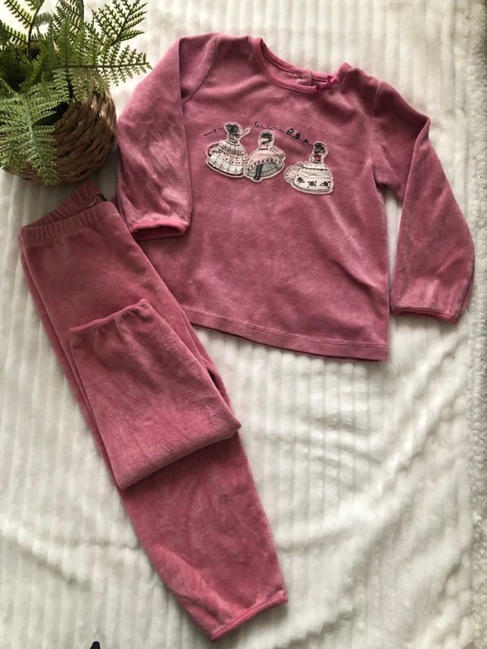 Pyjama fille vieux rose Sergent Major - photo numéro 6