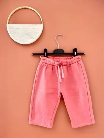 🌺 Pantalon rose fuchsia Tape à l’œil – 12 mois / 74 cm