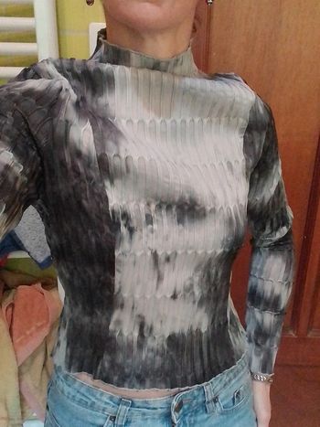 Pull col montant femme Shein gris