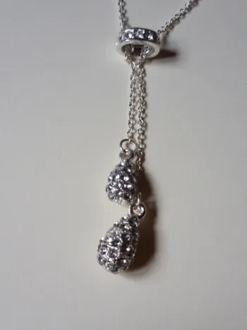Collier fantaisie argenté