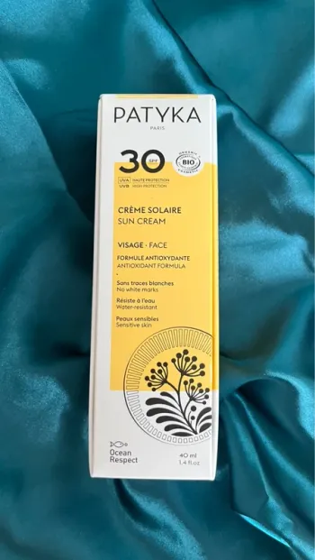 Crème solaire Patyka SPF30