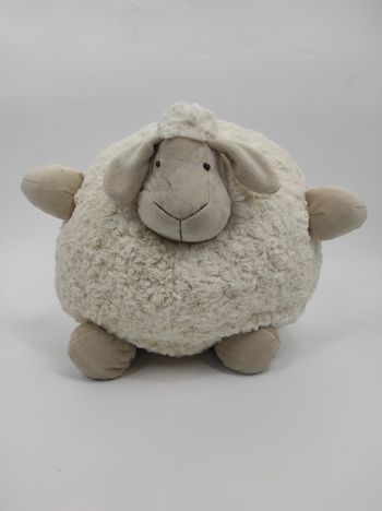 Grande peluche Mouton boule Delhaize