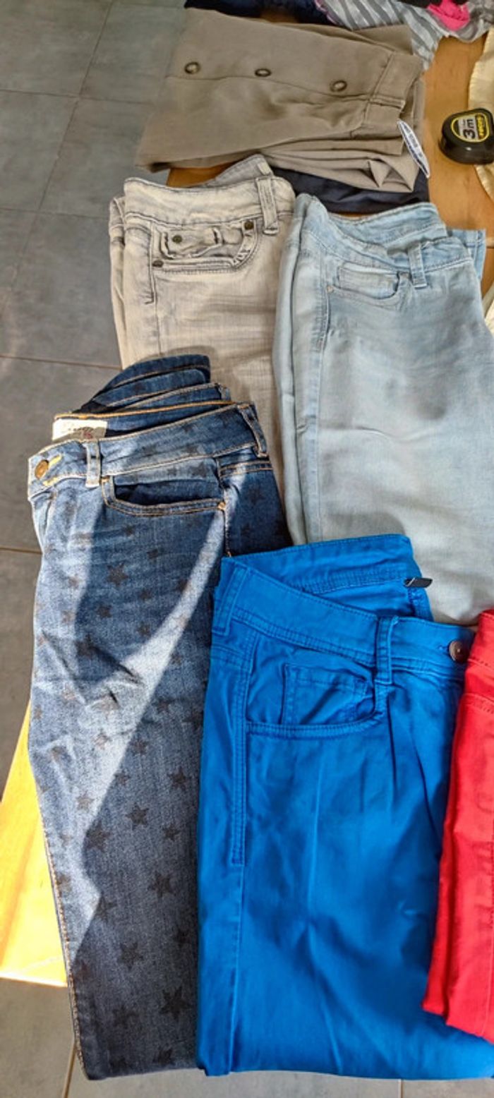 Lot 7 jeans + 1 offert - photo numéro 2