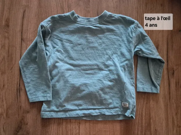 T-shirt manche longue Garçon 4 ans