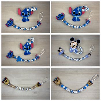 Attache tétine personnalisée 