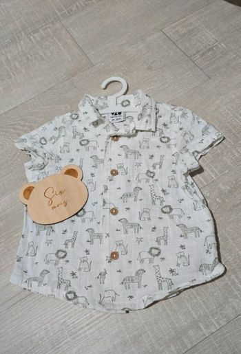 Chemise manches courtes 6 mois