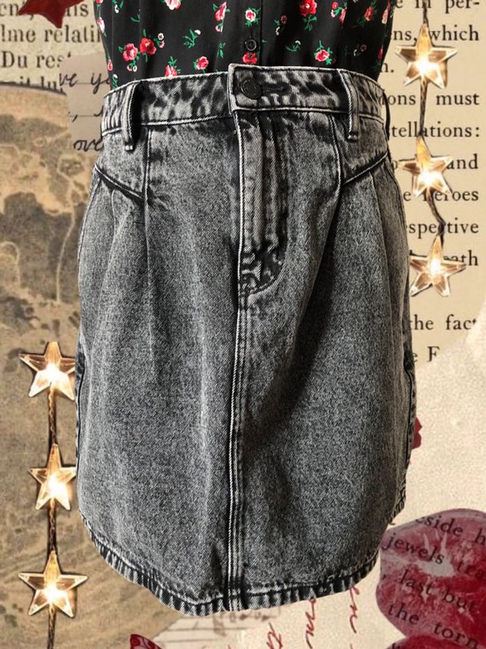🖤🌹 Aesthetic Y2K pop rock rockabilly outfit set ,lot tenue jupe et chemise sans manches🌹🖤 - photo numéro 4