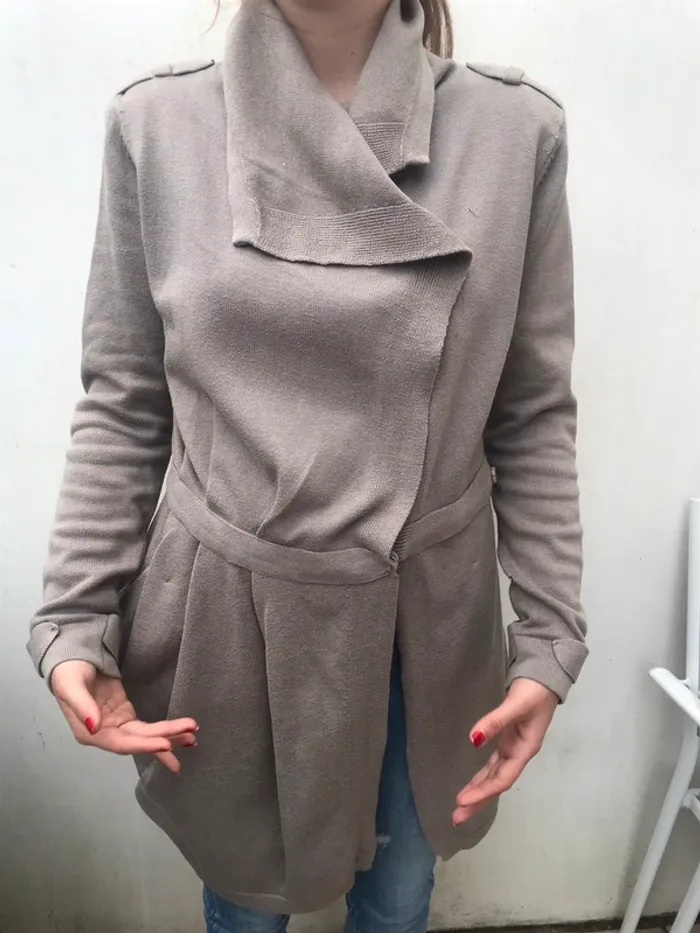 Veste kaki comptoir des cotonniers - photo numéro 9