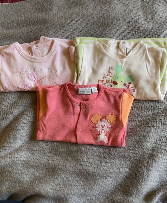 Lot de 3 pyjamas fille