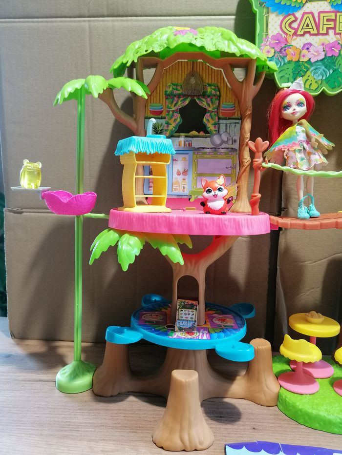 Maison de poupée Enchantimals - Le café de la jungle - photo numéro 2