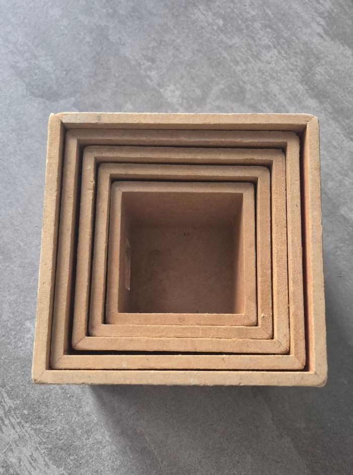 Cubes à empiler en bois vintage - photo numéro 5