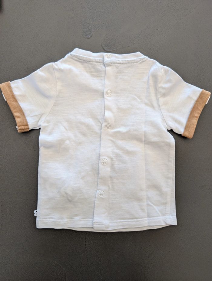 Lot de 3 t-shirt Okaïdi - Taille : 3 mois - photo numéro 6