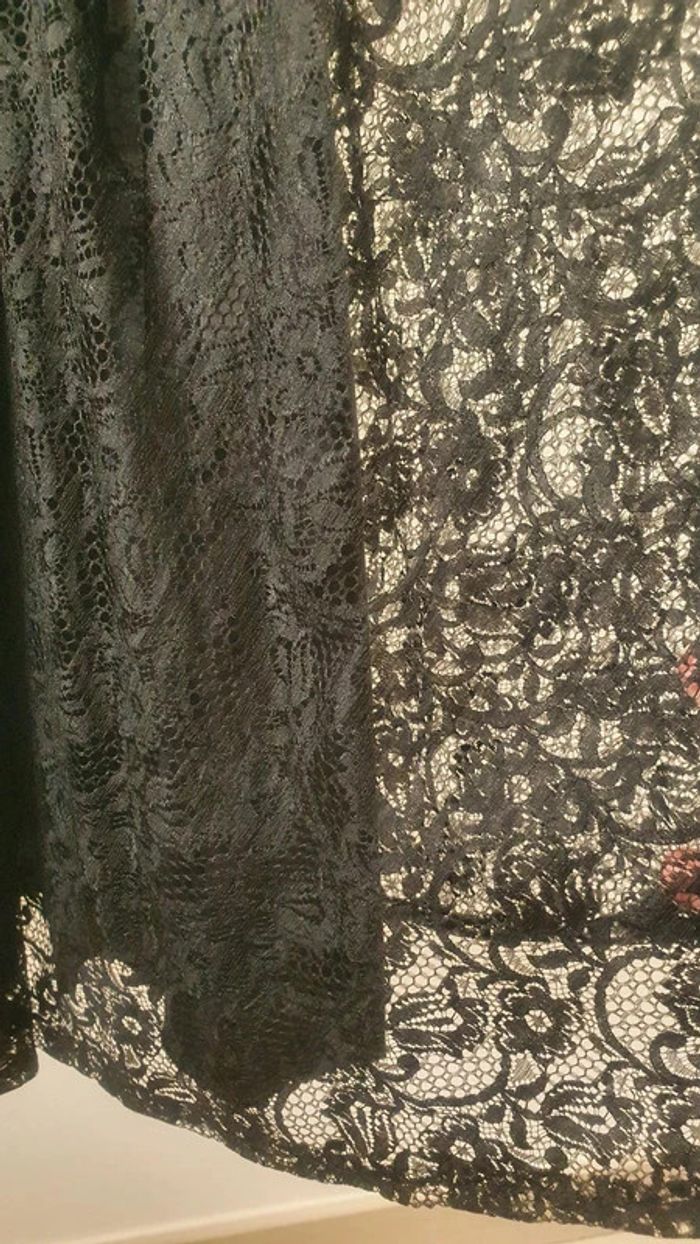 Robe dentelle soirée - Taille S - photo numéro 4