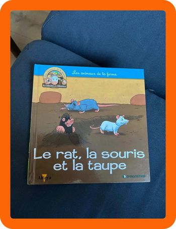 Livre pour enfants sur les animaux de la ferme altaya le rat la souris et la taupe
