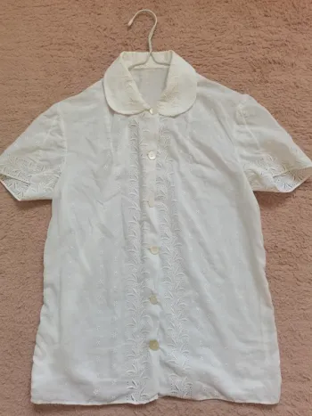 Chemise vintage broderie