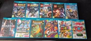 Lot de jeux Wii U