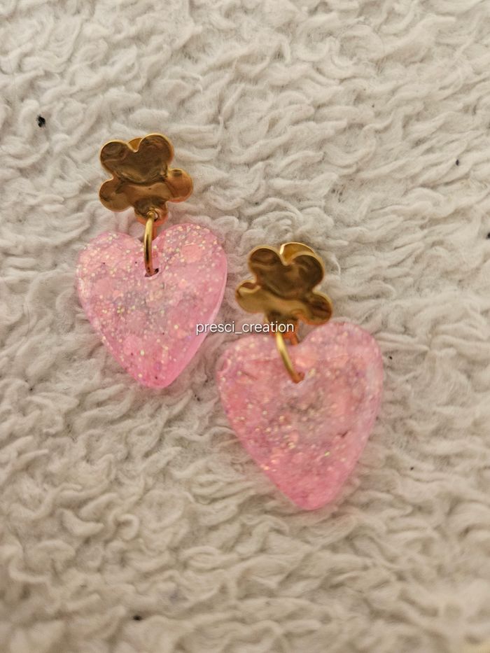 Boucle fantaisie coeur - photo numéro 6