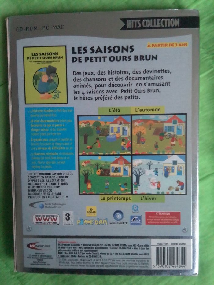 Jeux pour PC :  petit ours brun - photo numéro 2