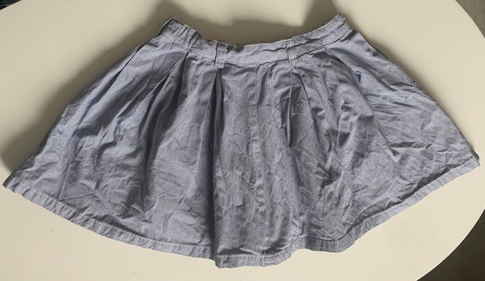 Jupe bleu ciel Cyrillus taille 8 ans