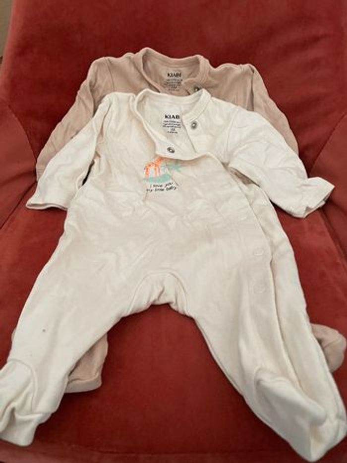 Lot de 2 pyjamas 1 mois - photo numéro 4