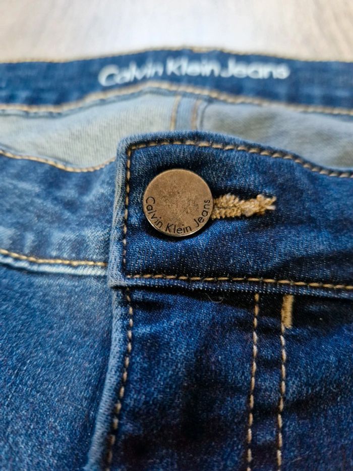Jean's Calvin Klein Curvy Skinny Bleu Taille XL Femme - photo numéro 3
