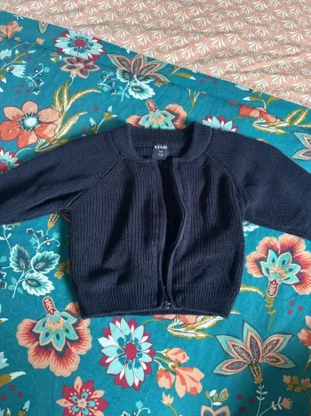 Gilet bleu marine