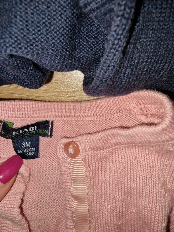 Lot de 6 gilets 3 mois - photo numéro 3