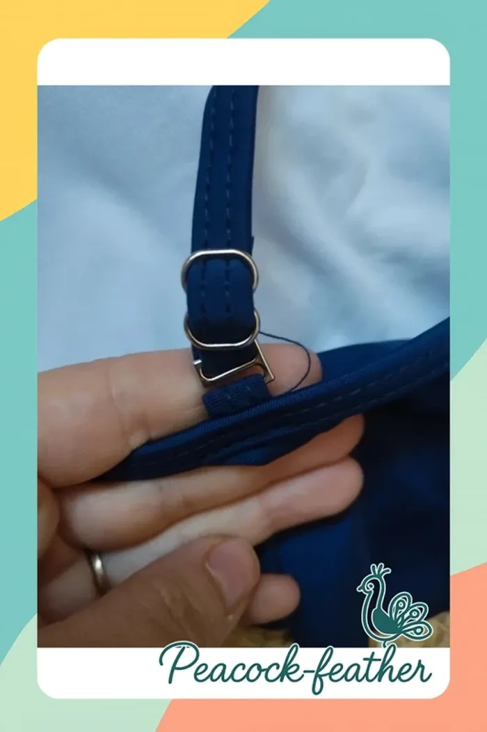 Maillot de bain bleu femme 38 culotte haute - photo numéro 9