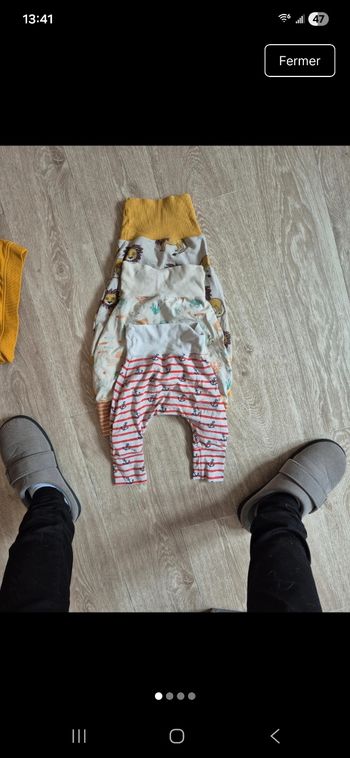 Lot pantalon évolutif 