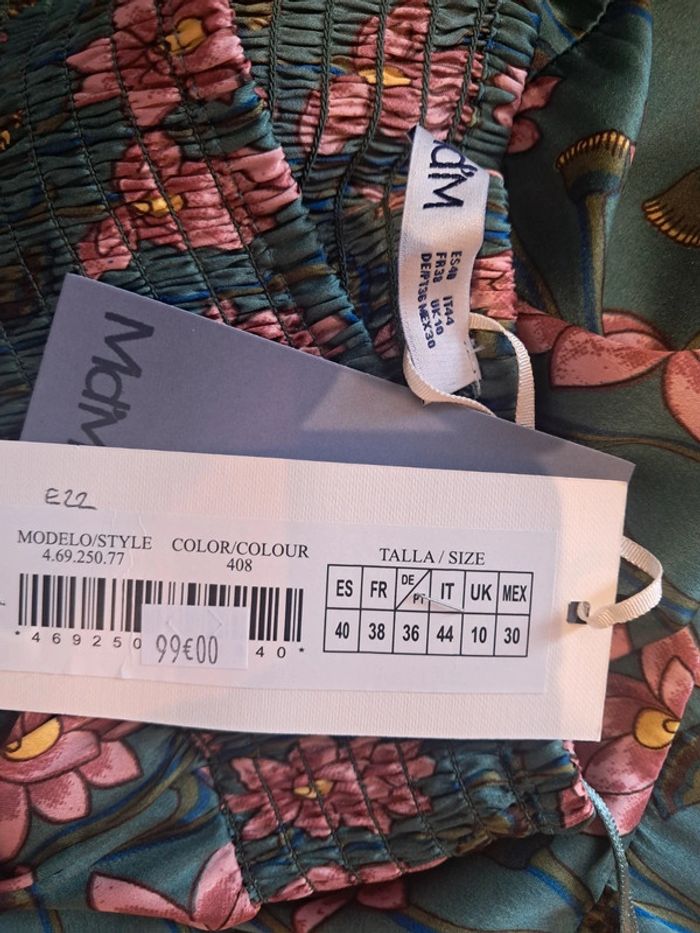 Md'M jupe longue été taille élastique T.38 neuve - photo numéro 5