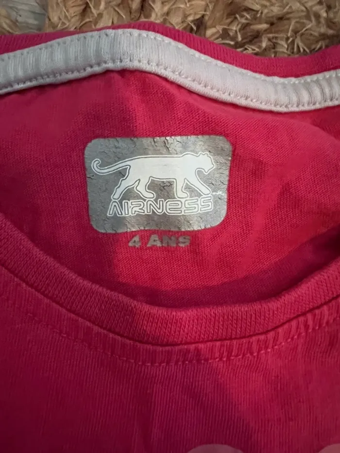 Ensemble t-shirt Airness & jupe en jean kiabi 4 ans - photo numéro 3