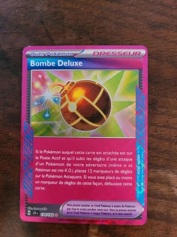 Vends carte pokemon bombe deluxe 134/142 couronne stellaire
