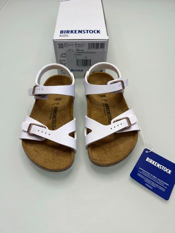 Sandales Birkenstock Rio Kids White Blanche Taille 30 Regular Fit