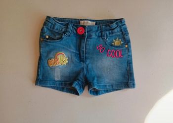 Short en jeans