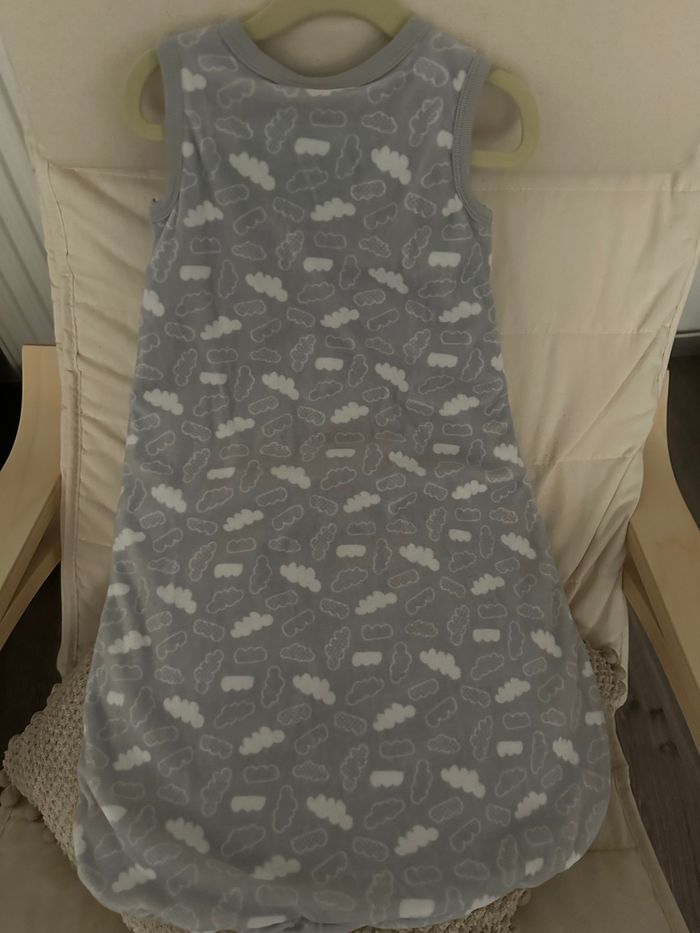 Gigoteuse velours lupilu grise motif nuages - photo numéro 2