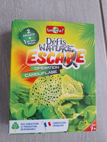 Defis nature escape opération camouflage 