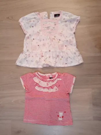 lot de 2 Tshirts MC Sergent Major 6M