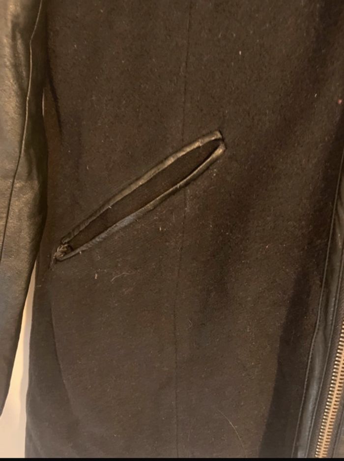 Manteau caban noir ddp taille xs - photo numéro 8