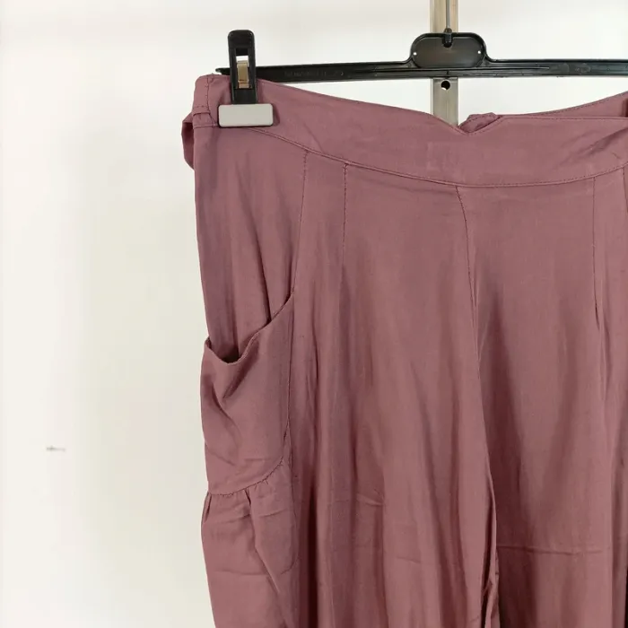 Sarouel bordeaux pastel Gat Rimon - Taille 1 - 100 % viscose - Fabriqué en France A587 - photo numéro 8