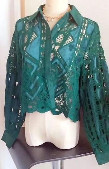 Chemisier dentelle Zara