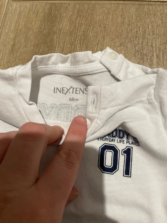 2 tenues short + t-shirt Kiabi tape à l’œil Gémo 6 mois - photo numéro 4