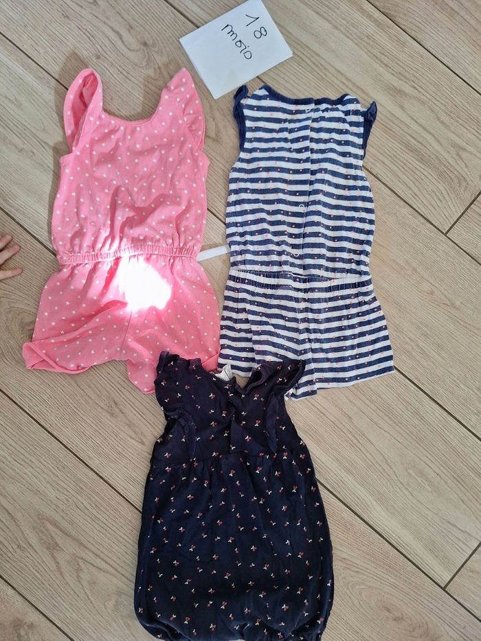 Lot combi-shorts été 18 mois fille - photo numéro 5