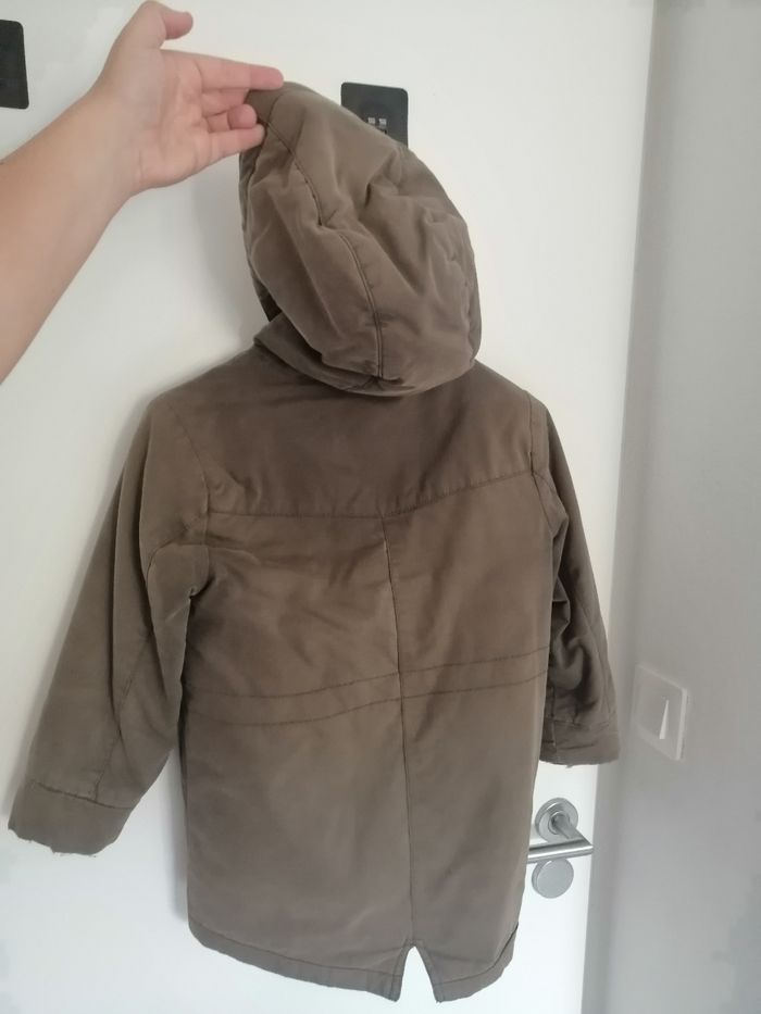 Menteau a capuche kaki hiver - photo numéro 7