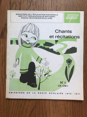 Chants et récitations - 1970 - 1971