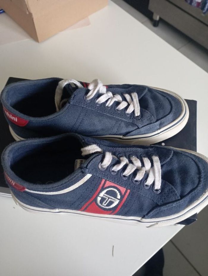 Basket toile garçon