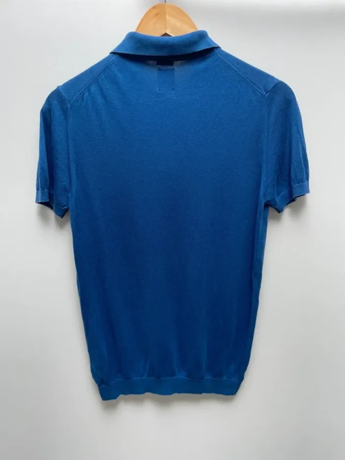 Polo Blue North Sails vintage Slim Fit made in Italy Mens S 🇮🇹 - photo numéro 4