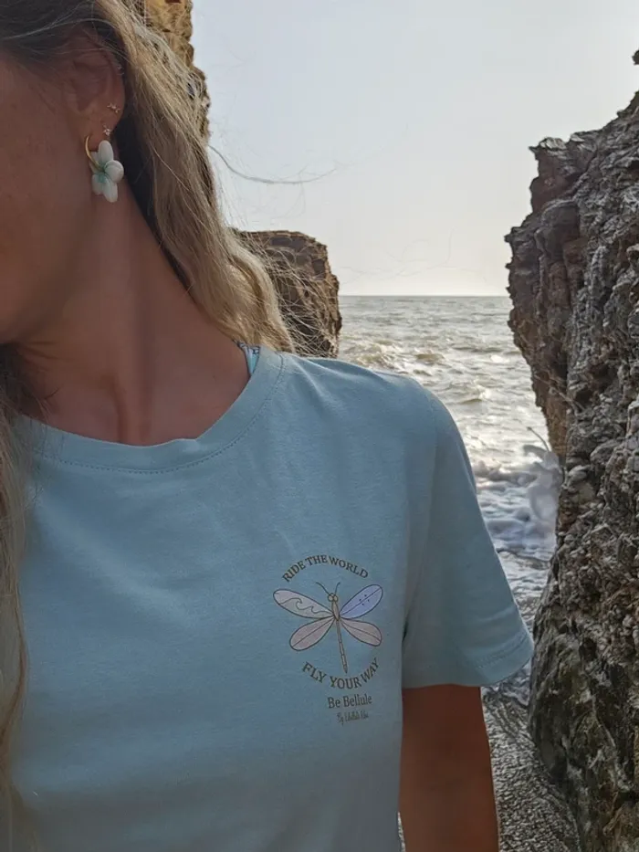 T-shirt Libellule Vibes Taille L - photo numéro 6